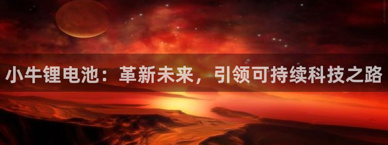 k豆钱包为什么下载不得呢：小牛锂电池：革新未来，引领可持续科技之路