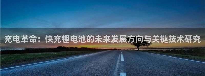 k豆钱包靠谱吗：充电革命：快充锂电池的未来发展方向与关键技术研究