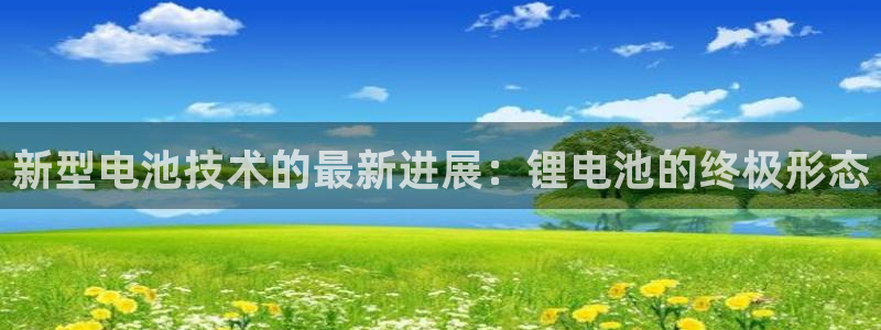 k豆钱包下载链接：新型电池技术的最新进展：锂电池的终极形态